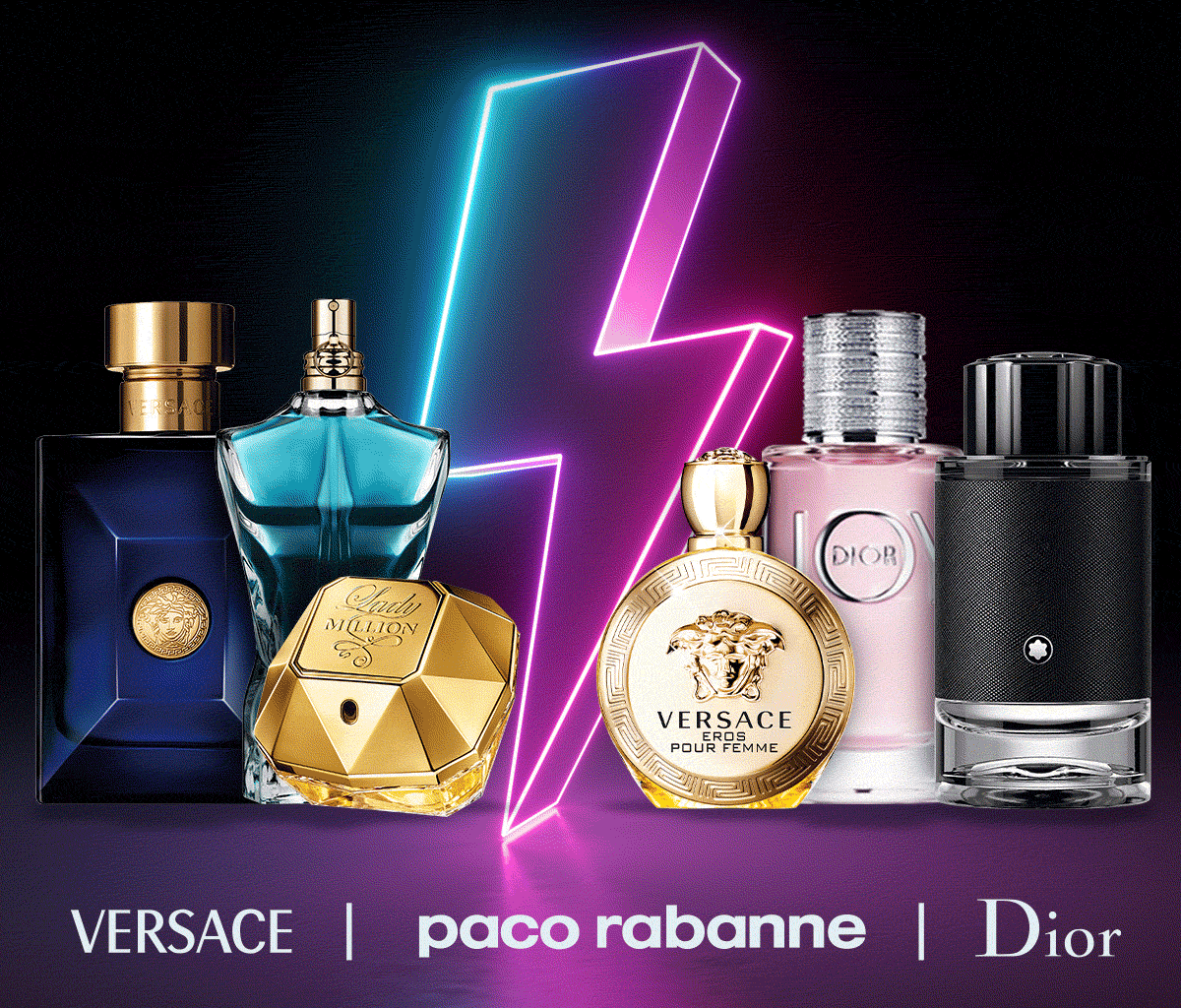 Neon Flashing Light and Fragrance Deals During Overnight Sale