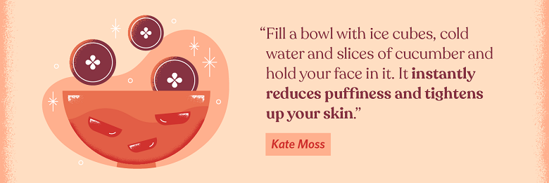 Kate Moss’s Skin Care Tip