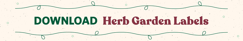 Download Herb Garden Labels