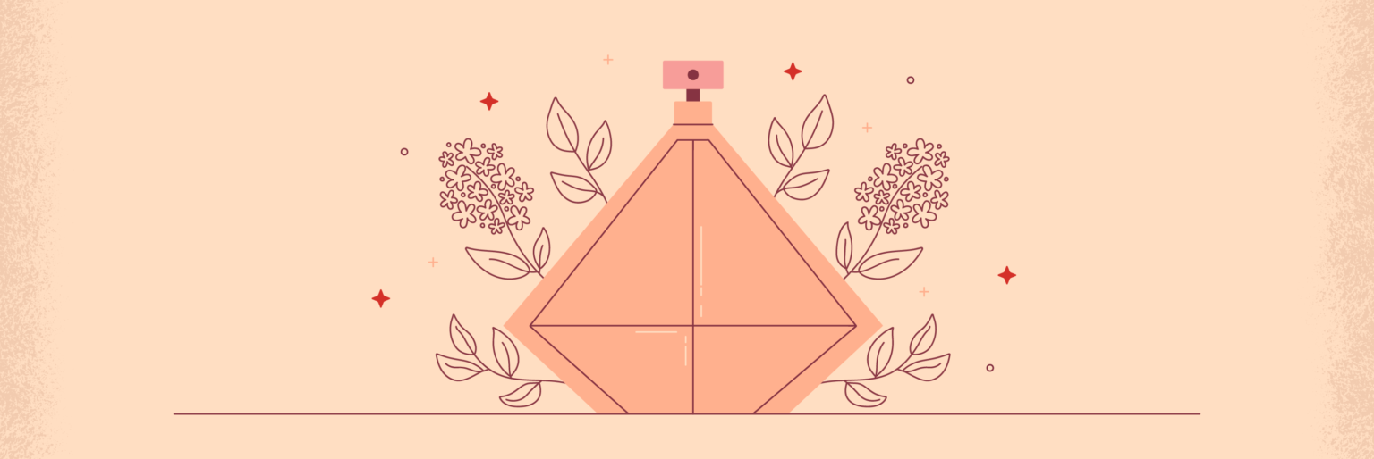 Perfumes with patchouli and sandalwood