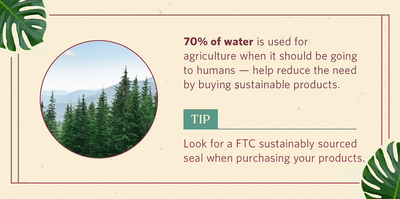 Buy Sustainably Sourced Products