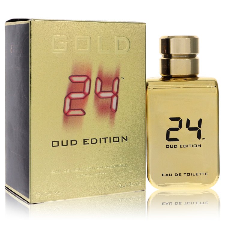 24 Gold Oud Edition Eau De Toilette Concentree Spray (Unisex) By ScentStory 3.4oz