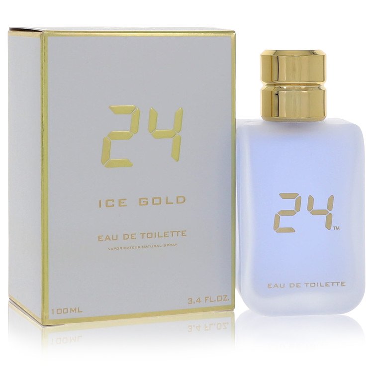 24 Ice Gold Eau De Toilette Spray By ScentStory 3.4oz