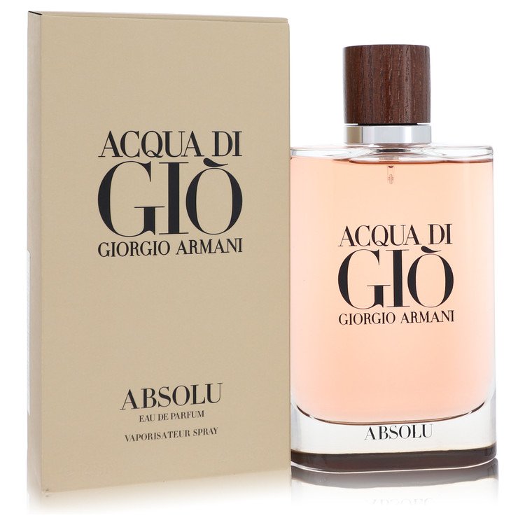 Acqua Di Gio Absolu Eau De Parfum Spray By Giorgio Armani 4.2oz