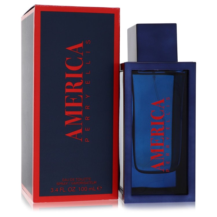 America Eau De Toilette Spray (New 2019) By Perry Ellis 3.4oz