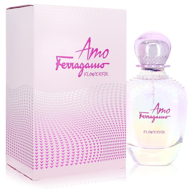 Amo Flowerful Eau De Toilette Spray By Salvatore Ferragamo 3.4oz