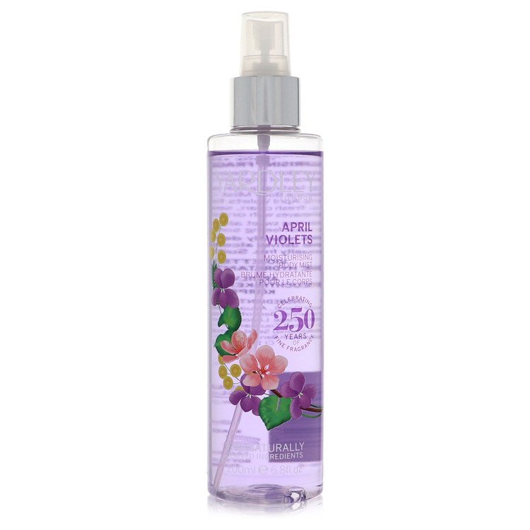 April Violets Body Mist By Yardley London 6.8oz