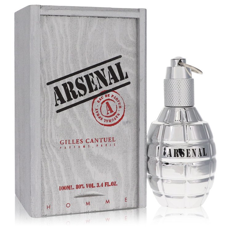 Arsenal Platinum Eau De Parfum Spray By Gilles Cantuel 3.4oz