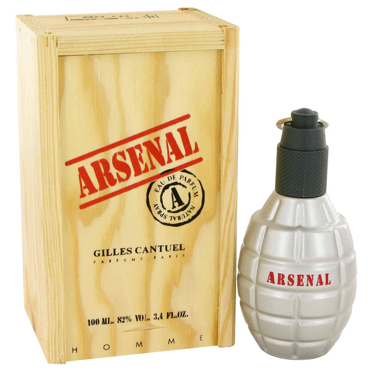 Arsenal Red Eau De Parfum Spray By Gilles Cantuel 3.4oz