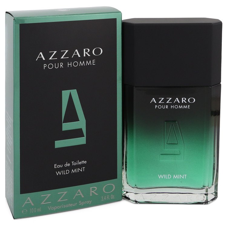 Azzaro Wild Mint Eau De Toilette Spray By Azzaro 3.4oz
