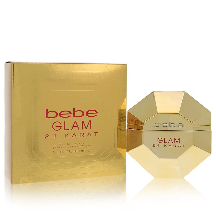 Bebe Glam 24 Karat Eau De Parfum Spray By Bebe 3.4oz