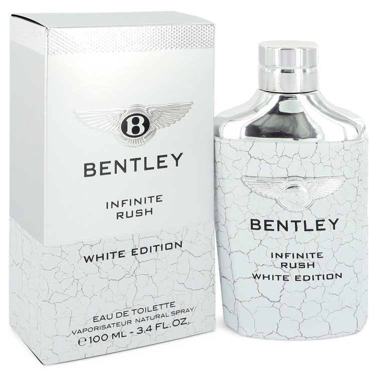 Bentley Infinite Rush Eau De Toilette Spray (White Edition) By Bentley 3.4oz
