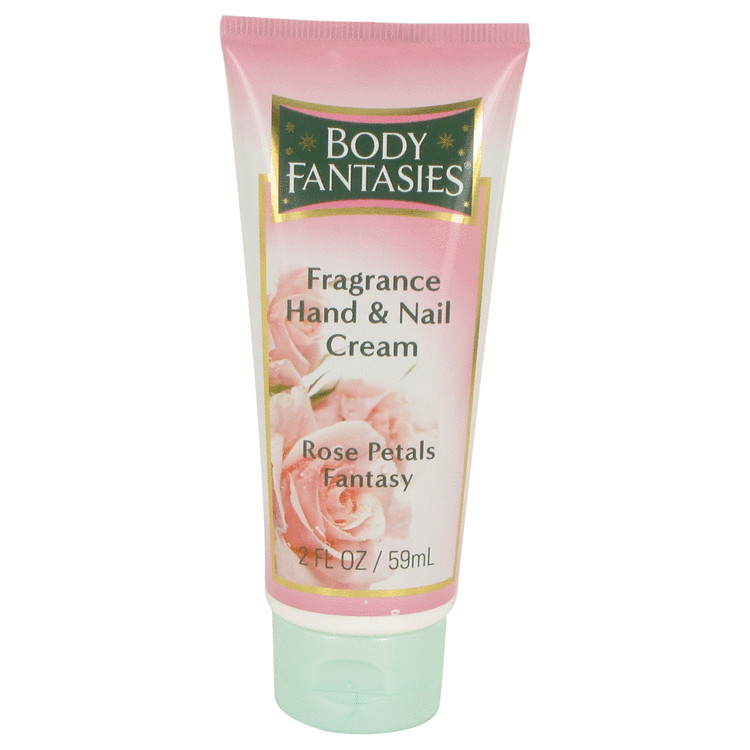 Body Fantasies Signature Rose Petals Fantasy Hand and Nail Cream By Parfums De Coeur 2.0oz