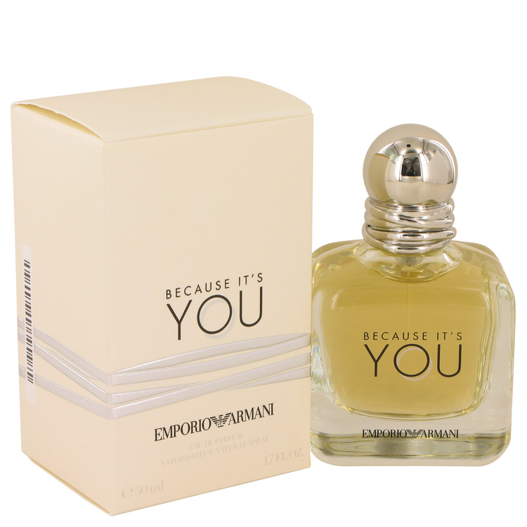 Because It`s You Eau De Parfum Spray By Giorgio Armani 1.7oz