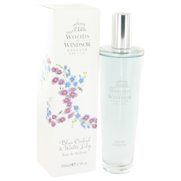 Blue Orchid and Water Lily Eau De Toilette Spray By Woods of Windsor 3.3oz