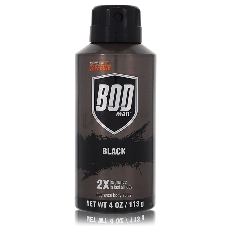 Bod Man Black Body Spray By Parfums De Coeur 4.0oz
