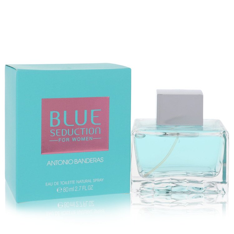 Blue Seduction Eau De Toilette Spray By Antonio Banderas 2.7oz