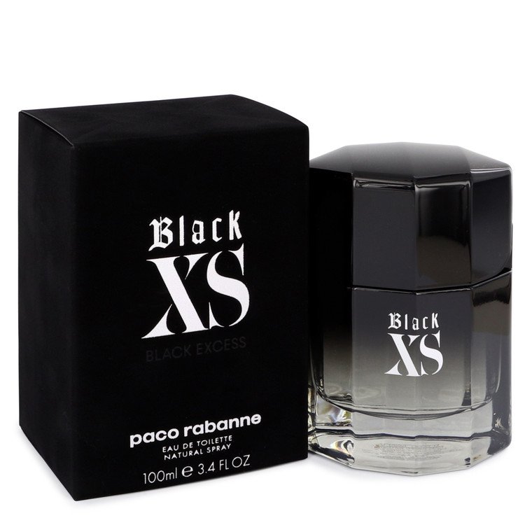 Black Xs Eau De Toilette Spray (2018 New Packaging) By Paco Rabanne 3.4oz