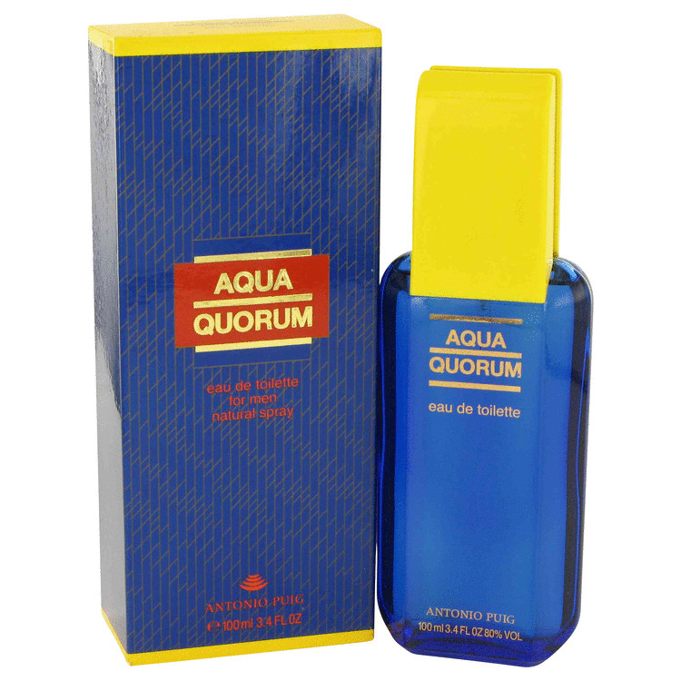 Aqua Quorum Eau De Toilette Spray By Antonio Puig 3.4oz
