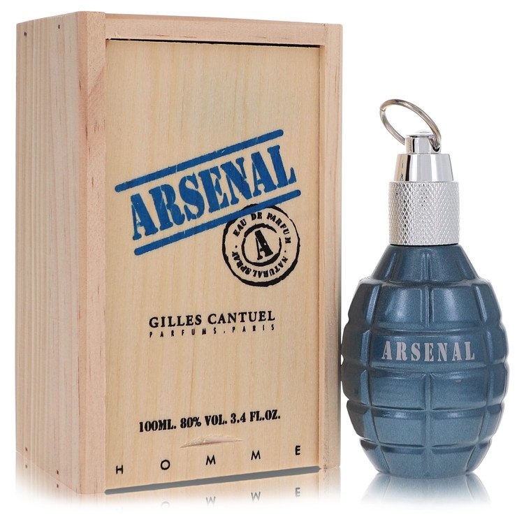 Arsenal Blue Eau De Parfum Spray By Gilles Cantuel 3.4oz