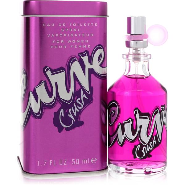 curve perfume purple bottle