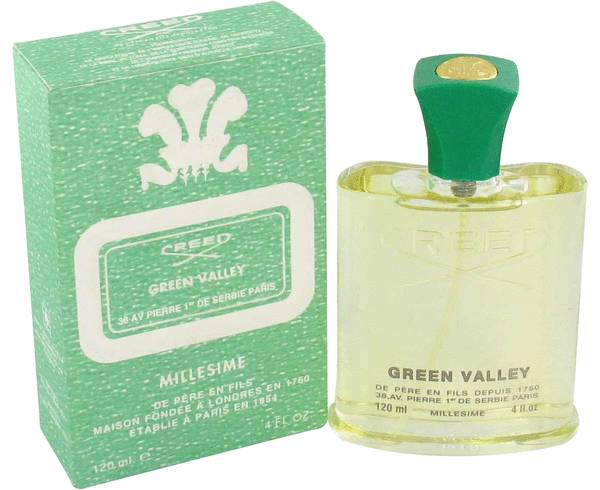 creed perfume green bottle