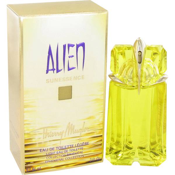 alien perfume green bottle