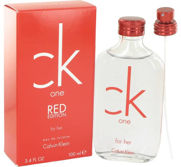 calvin klein one perfume red edition