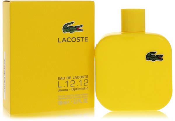 lacoste men's cologne yellow