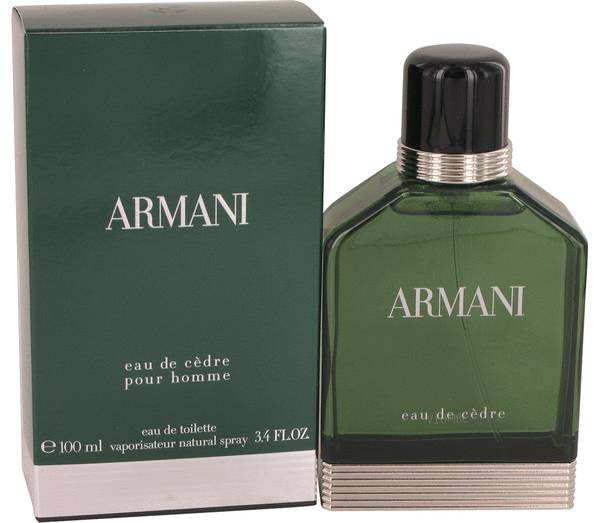 armani cologne green bottle