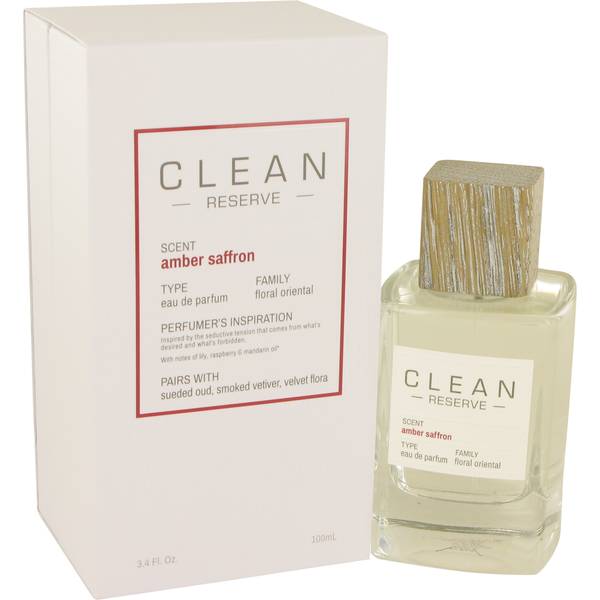 Clean Amber Saffron Perfume