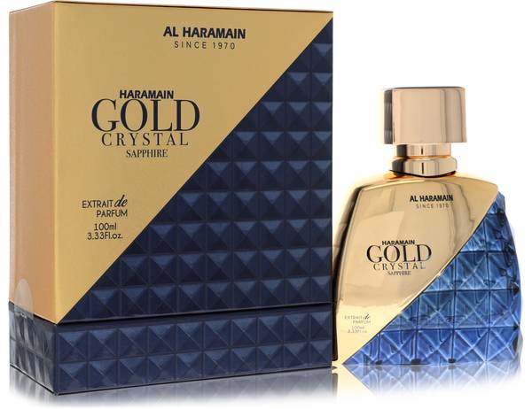 Al Haramain Gold Crystal Sapphire Cologne