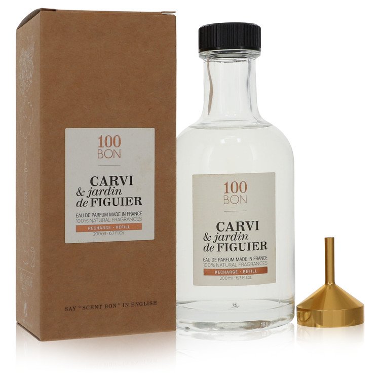 100 Bon Carvi & Jardin De Figuier Cologne 6.7 oz Eau De Parfum Refill (Unisex) Guatemala