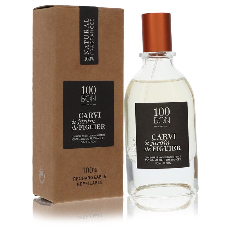100 Bon Carvi & Jardin De Figuier by 100 Bon - Concentree De Parfum Spray (Unisex Refillable) 1.7 oz 50 ml