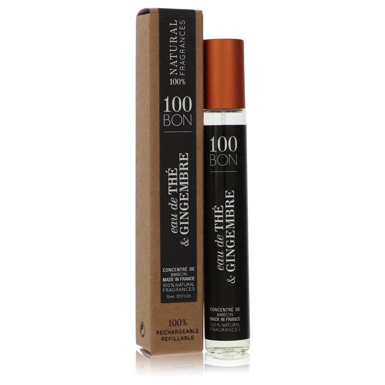 100 Bon Eau De The & Gingembre Cologne 0.5 oz Mini Concentree De Parfum (Unisex Refillable) Guatemala