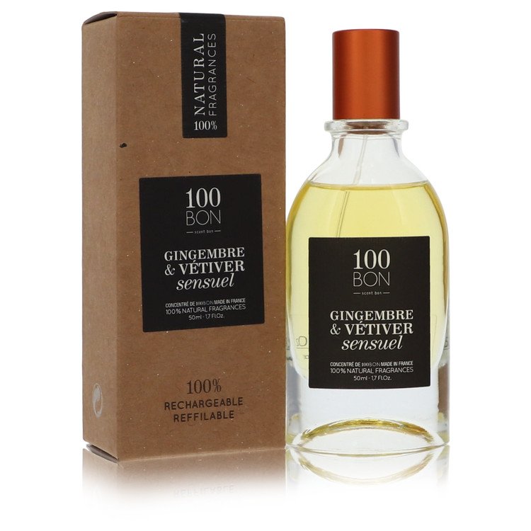 100 Bon Gingembre & Vetiver Sensuel Cologne by 100 Bon 1.7 oz Concentree De Parfum Spray (Unisex Refillable)