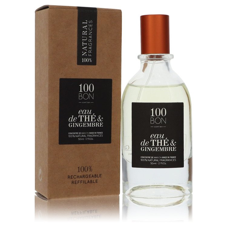 100 Bon Eau De The & Gingembre Cologne 1.7 oz Concentree De Parfum Spray (Unisex Refillable) Guatemala