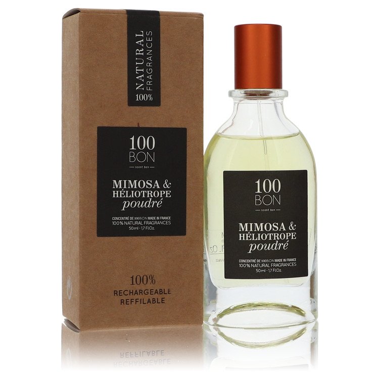100 Bon Mimosa & Heliotrope Poudre Cologne by 100 Bon 1.7 oz Concentree De Parfum Spray (Unisex Refillable)