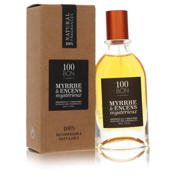 100 Bon Myrrhe & Encens Mysterieux Cologne by 100 Bon 1.7 oz Concentree De Parfum Spray (Unisex Refillable)