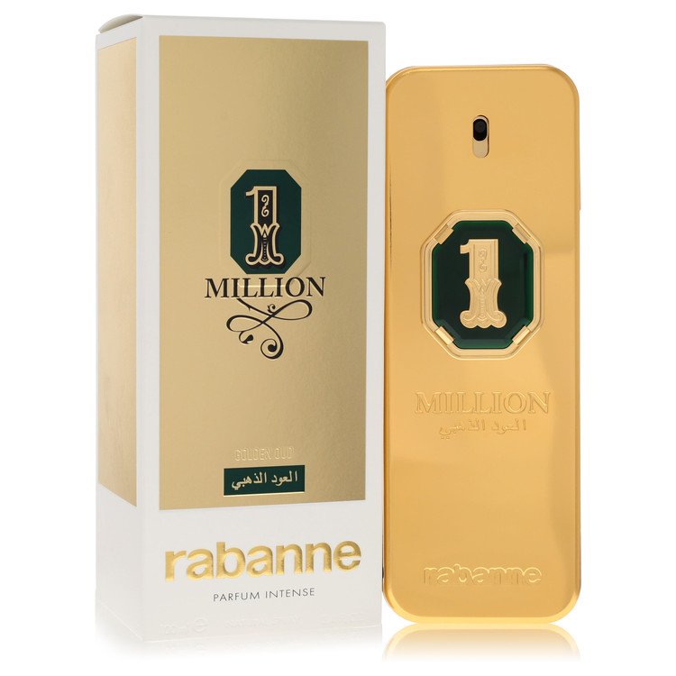 1 Million Golden Oud Cologne by Paco Rabanne Cologne 3.4 Oz Parfum Intense Spray