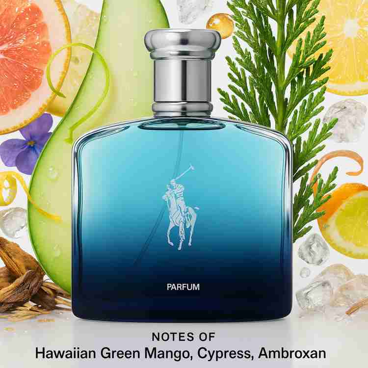 香水(男性用) Ralph Lauren Polo Deep Blue Parfum Ralph Lauren Polo Deep Blue Men Parfum Spray 4.2 oz 125 ml
