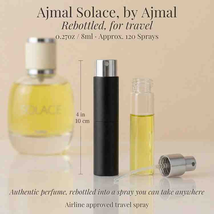 Ajmal Solace Perfume by Ajmal Perfume 0.27 Oz Travel Spray