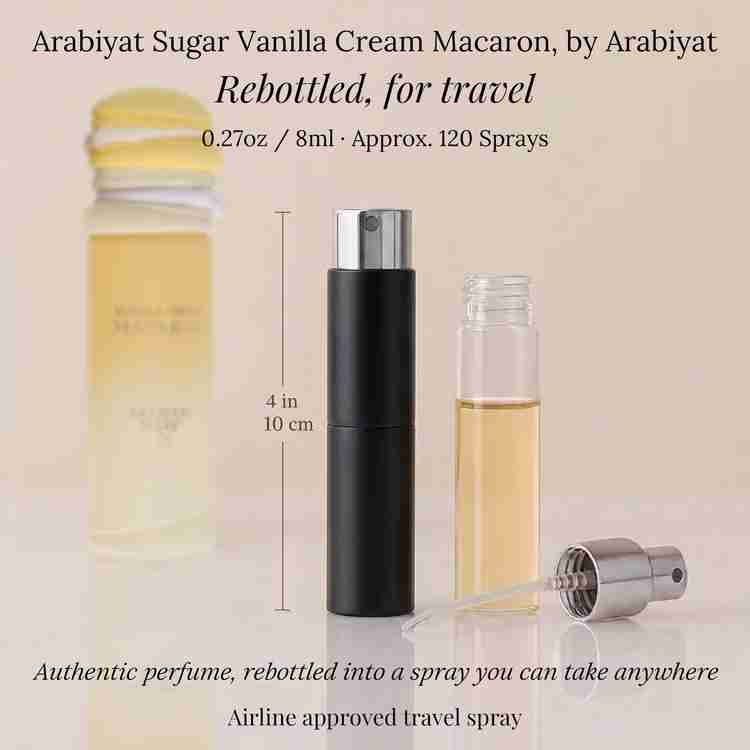 Arabiyat Sugar Vanilla Cream Macaron Perfume by Arabiyat Perfume 0.27 Oz Travel Spray