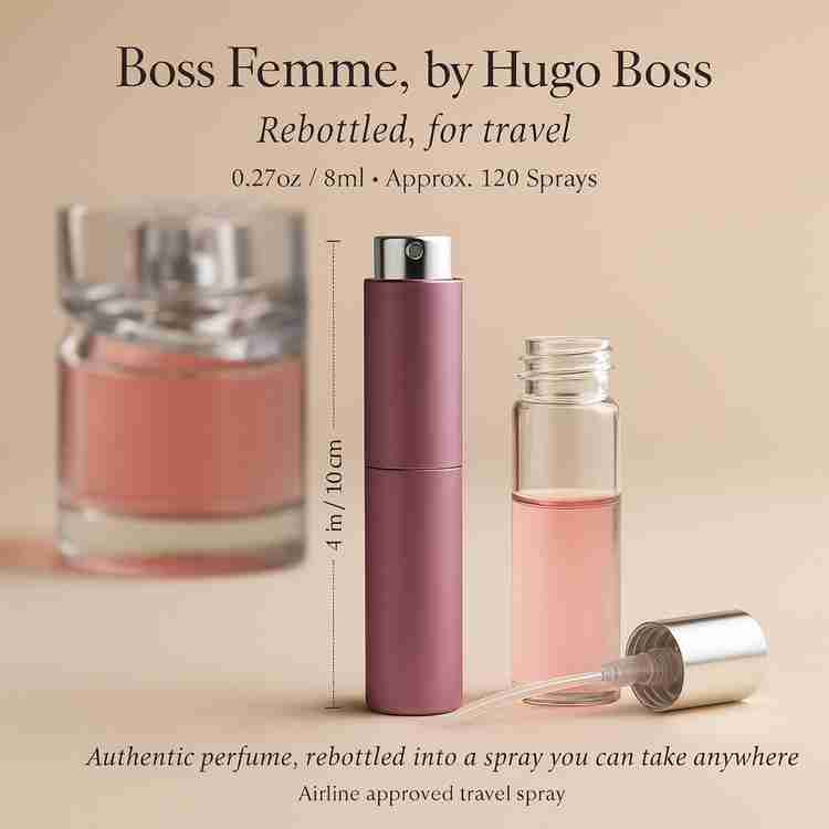 Boss Femme Perfume by Hugo Boss Perfume 0.27 Oz Travel Spray