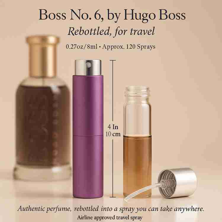Boss No. 6 Cologne by Hugo Boss Cologne 0.27 Oz Travel Spray
