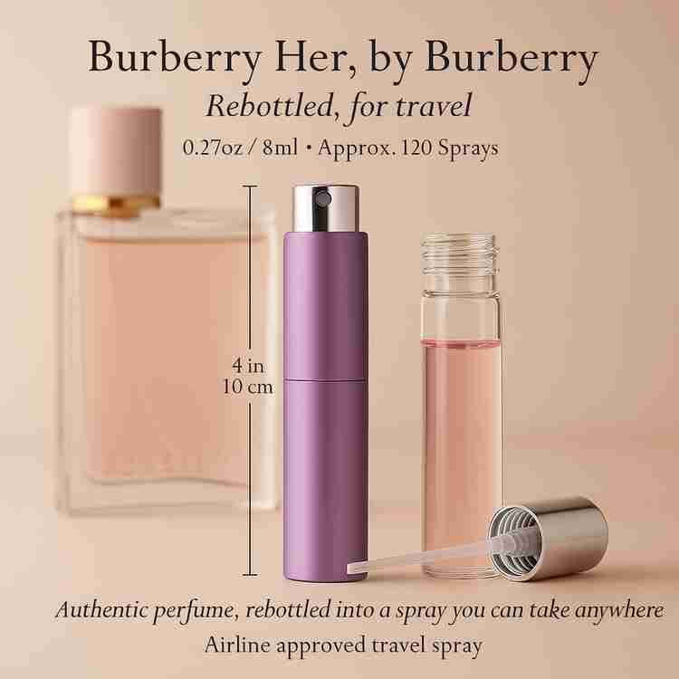Burberry Her Perfume by Burberry Perfume 0.27 Oz Travel Spray