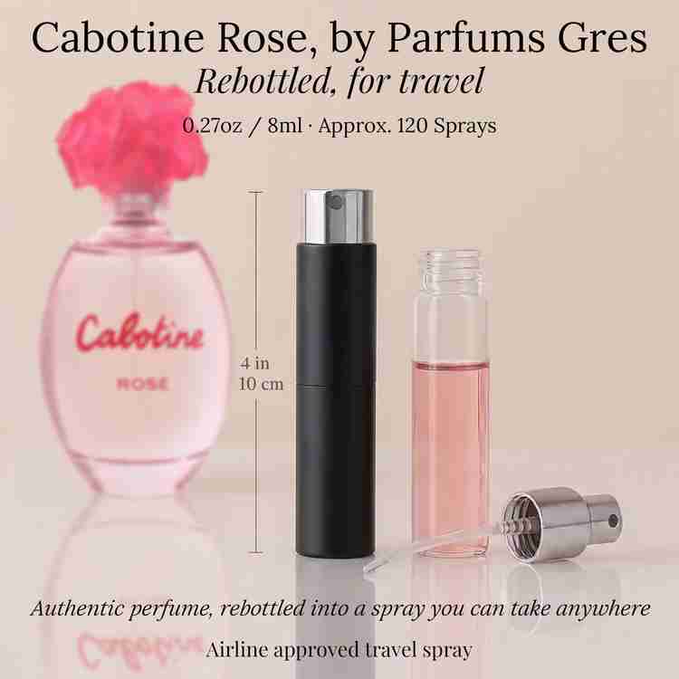 Cabotine Rose Perfume by Parfums Gres Perfume 0.27 Oz Travel Spray