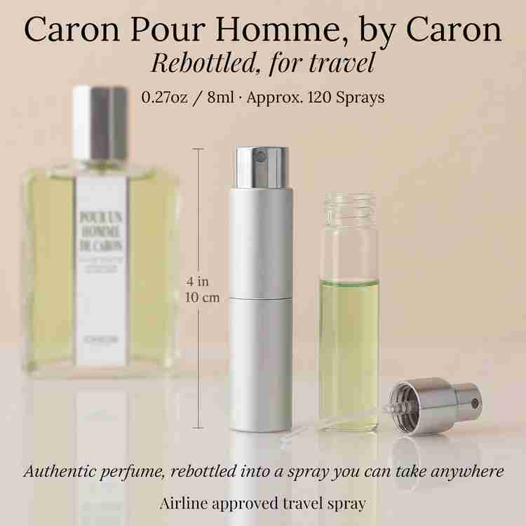 Caron Pour Homme Cologne by Caron Cologne 0.27 Oz Travel Spray