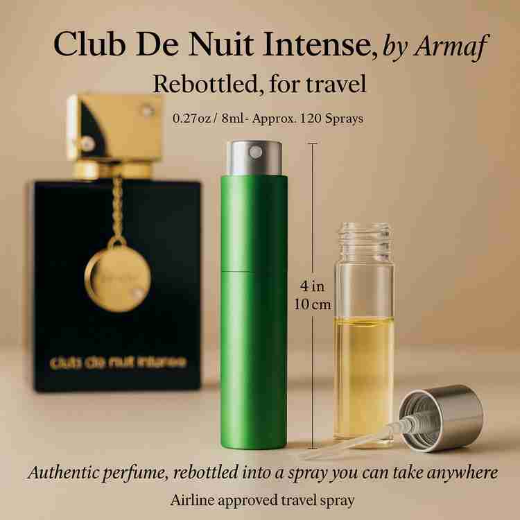 Club De Nuit Intense Perfume by Armaf Perfume 0.27 Oz Travel Spray
