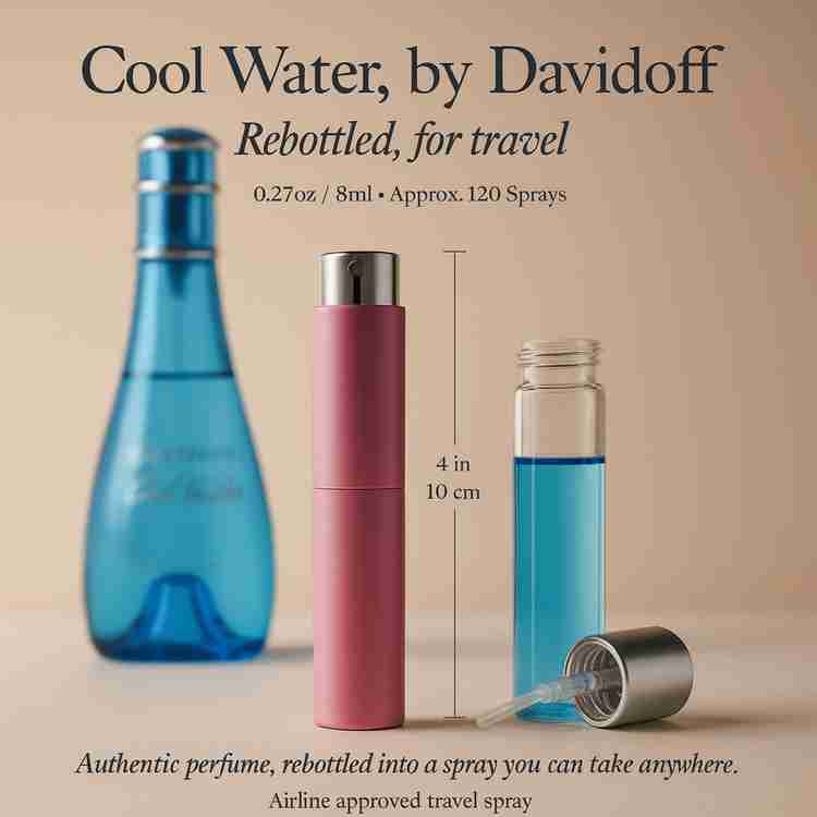 Cool Water Perfume by Davidoff Perfume 0.27 Oz Travel Spray